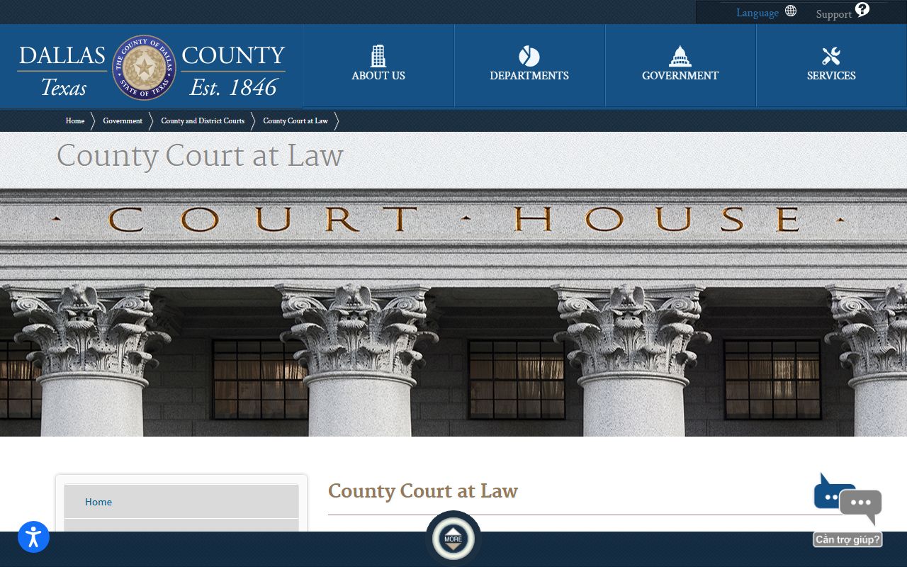 Dallas County probate records county courts at law list